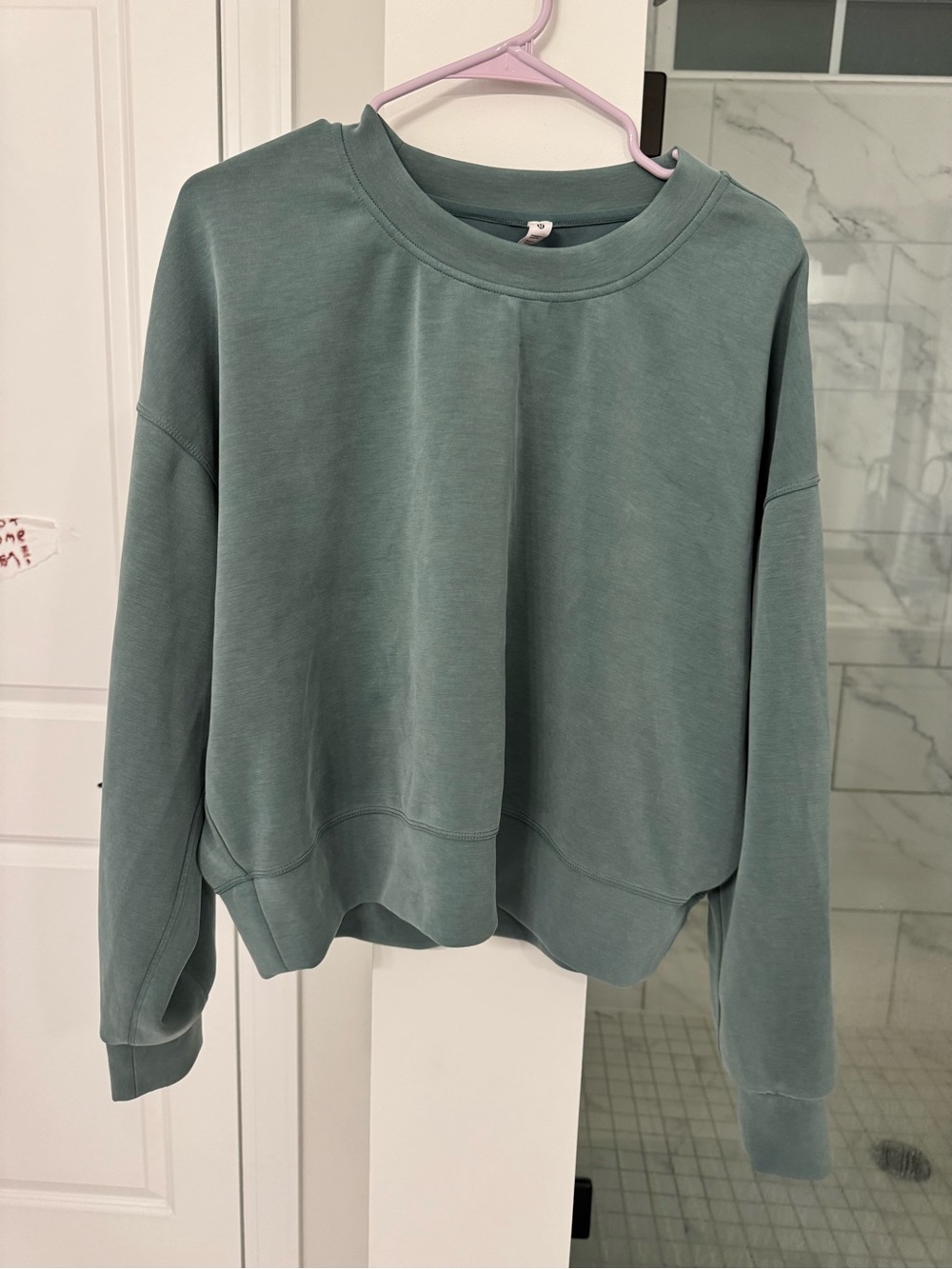 Lululemon Washed sage green Crewneck Sweatshirt